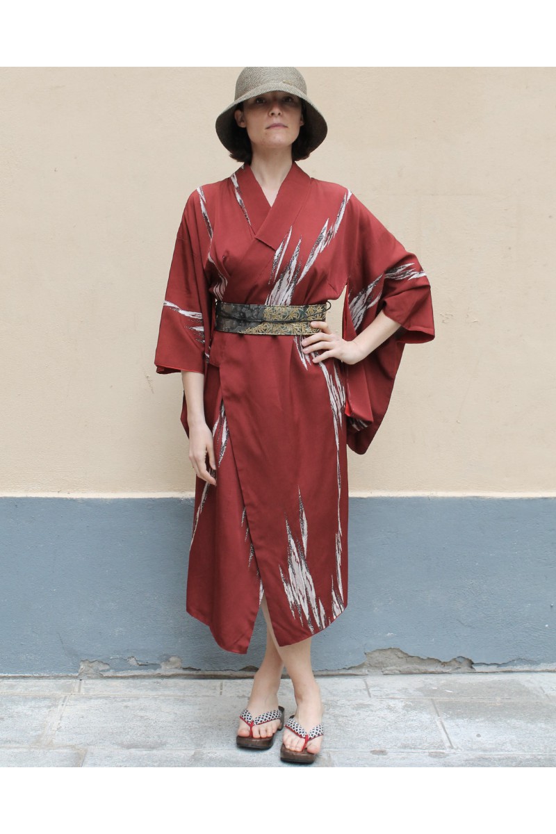 Kimono coat dress