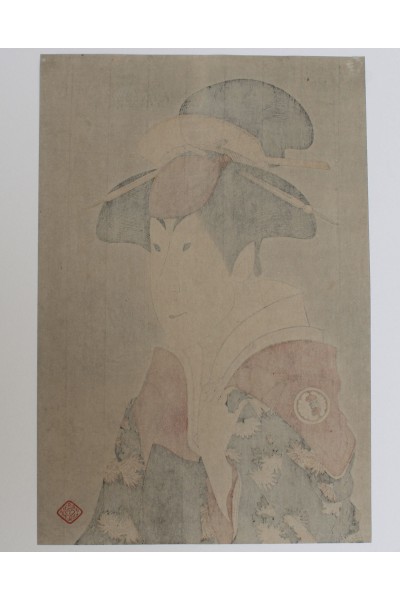 Sharaku wood print Edo period