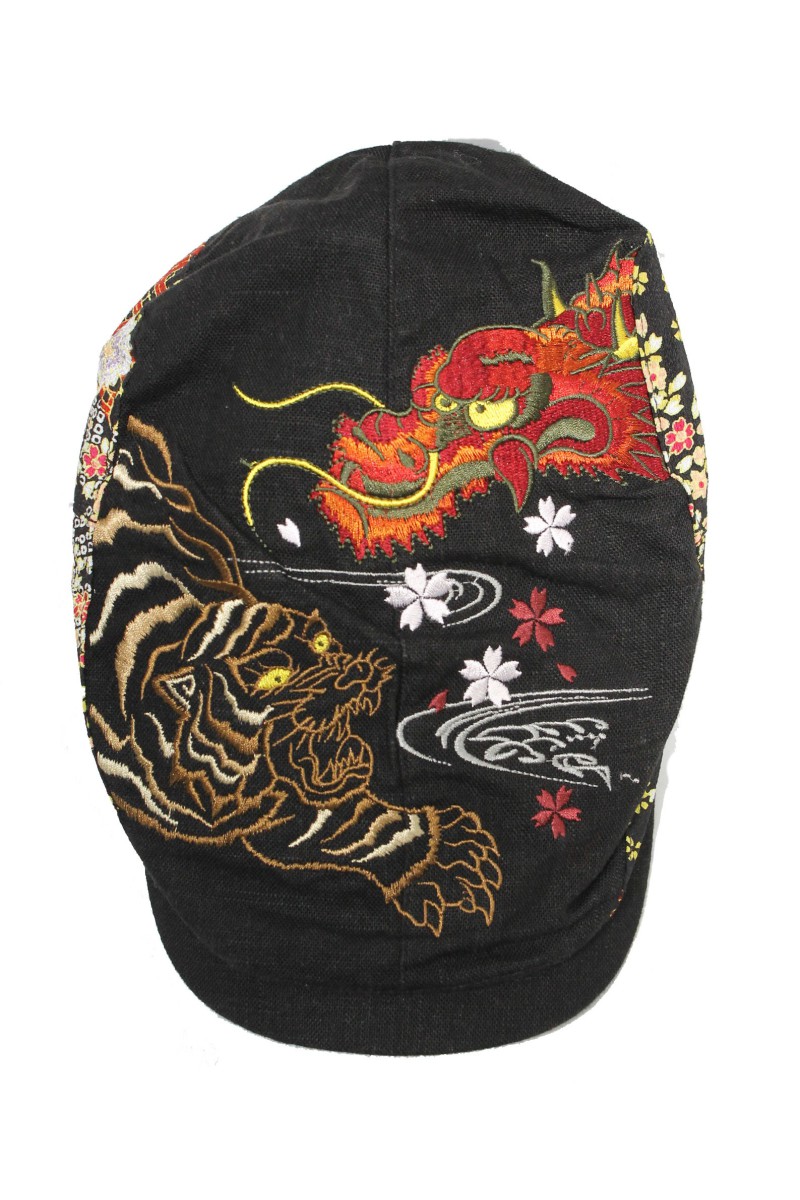 Japanese Cap tiger & dragon