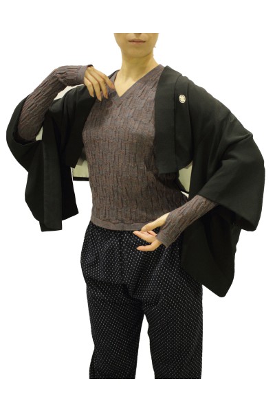 Kimono cache-épaule noir