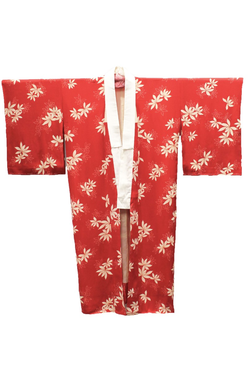 Juban rouge feuilles d'érable