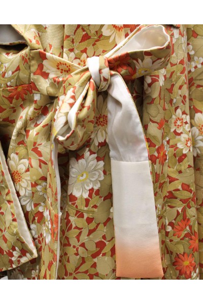 Veste Kimono Longue Fleurie