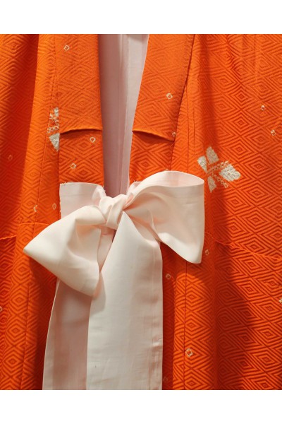 Child Kimono orange shibori