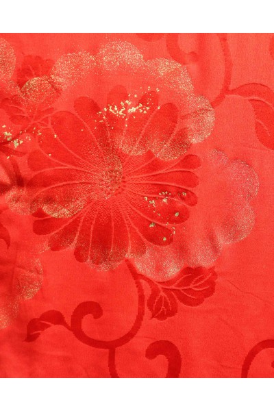 Kimono Cérémonie enfant rouge & or