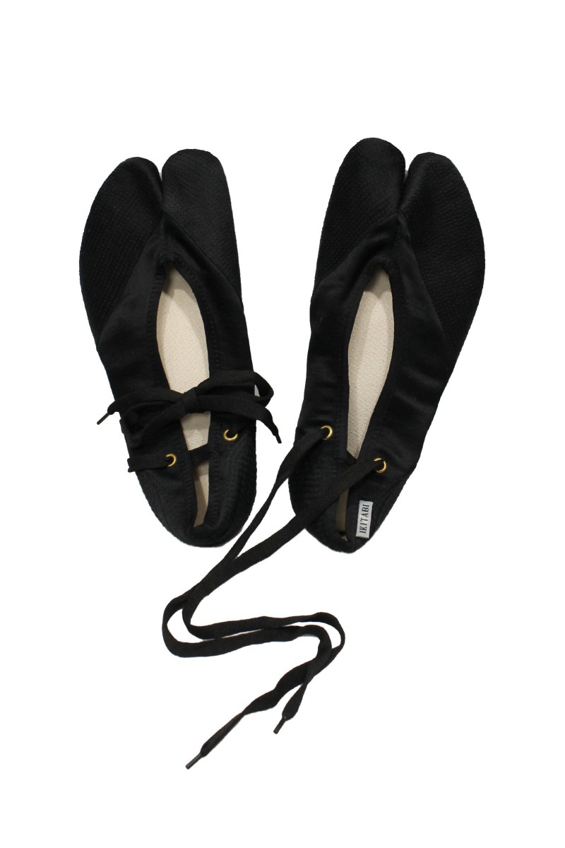 Ballerines japonaises Obi Noir