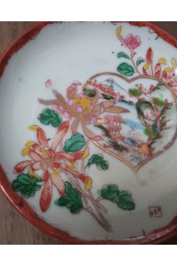 Petits assiettes Fuji dans le cœur