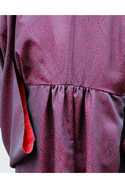 Custom Kimono Coat Red&Black