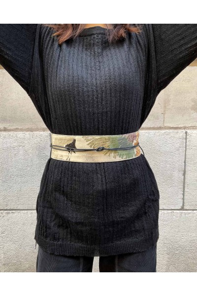 Ceinture OBI en soie Yumé