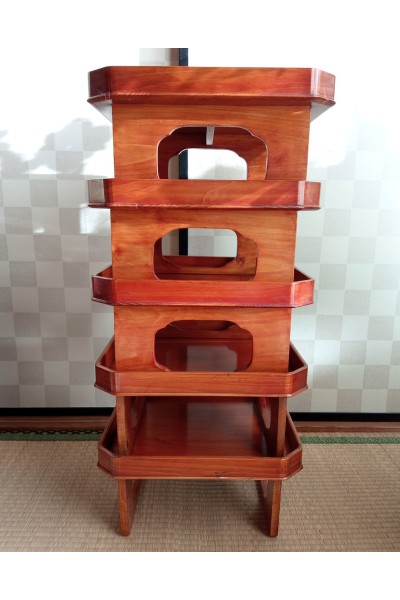 Plateau-table "Ozen" japonais en bois