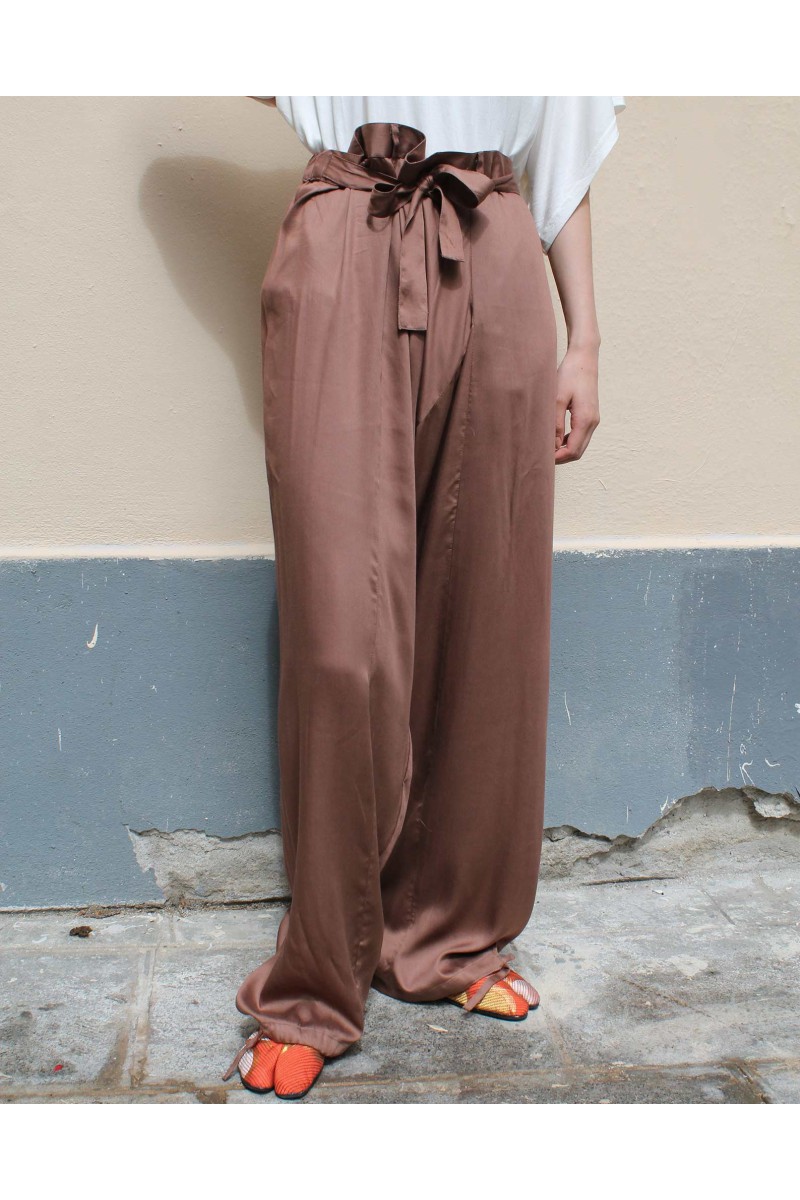 Satin saroual pants