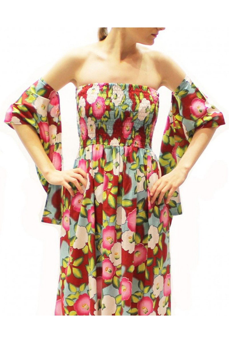 Camellia bust short dress