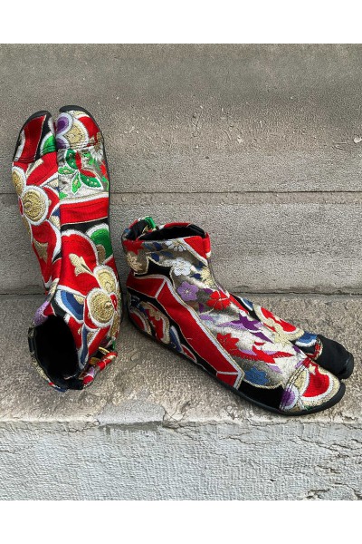 FR36 • Japanese OBI ankle boots