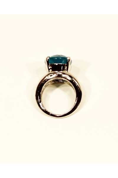 Large Topaz Blue Ring