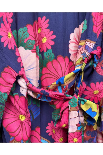 Long Kimono Flower Power
