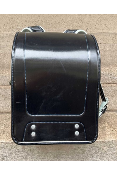 Black Randoseru Schoolbag with handle