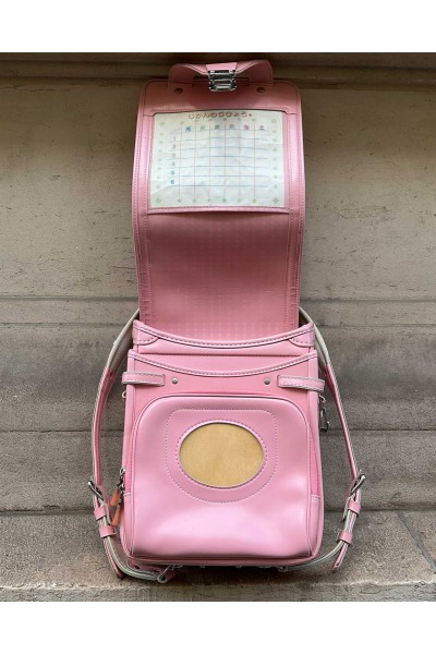Vintage schoolbag 'Randoseru' Rose