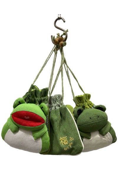 Frog Kinchaku pouch