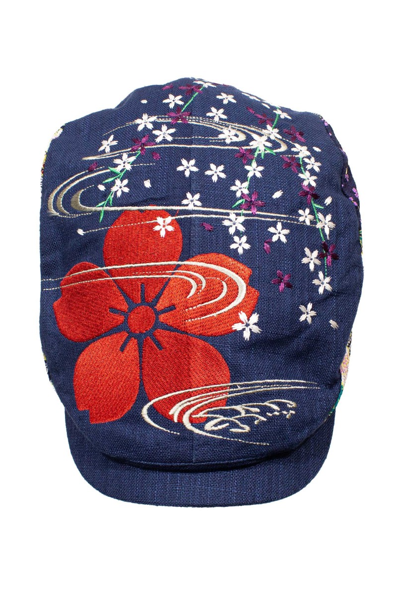 Japanese Cap Sakura embroidery