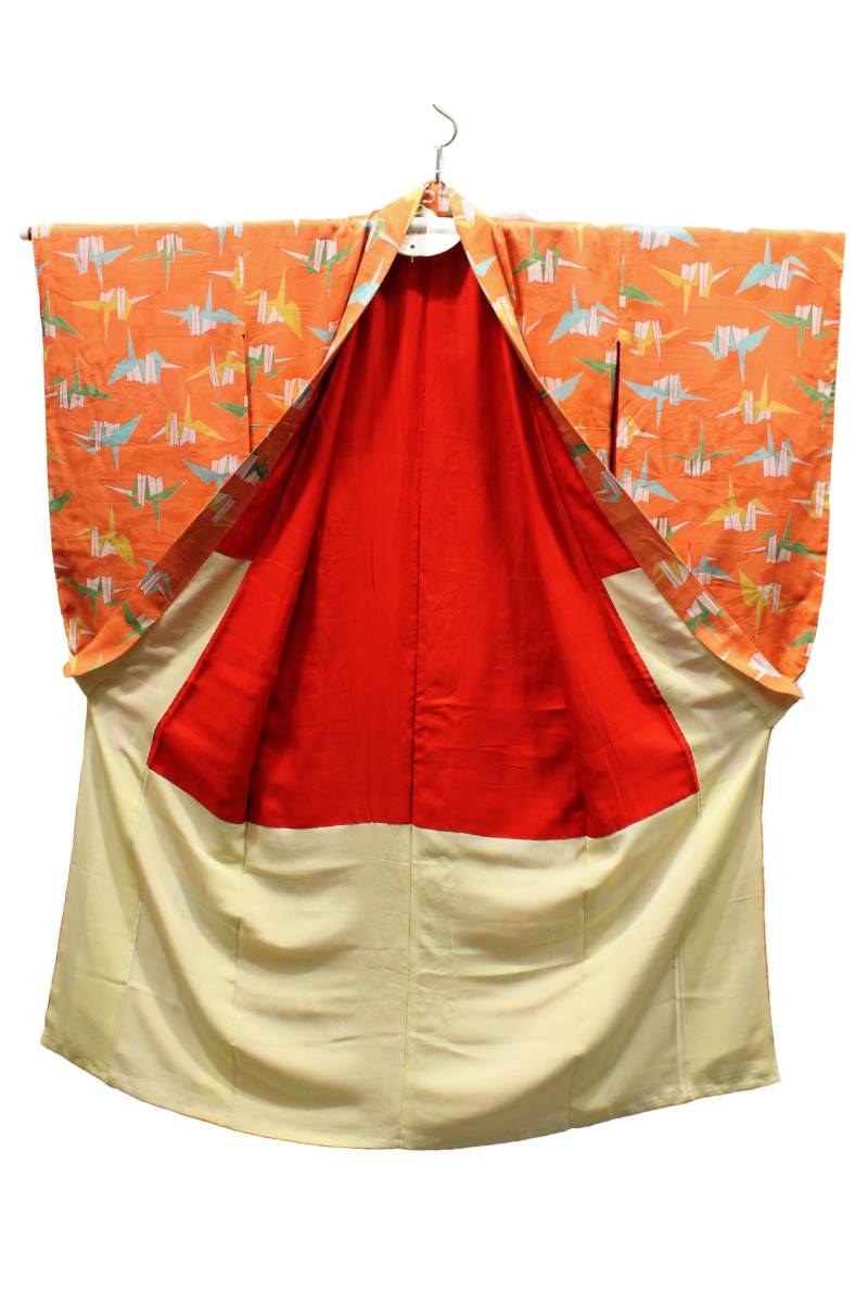 Orange kimono Origami
