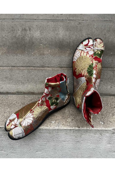 FR41 • Japanese OBI ankle boots