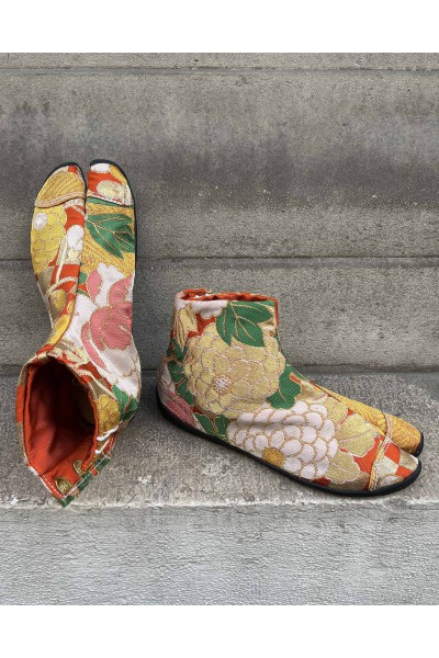 FR37 • Japanese OBI ankle boots