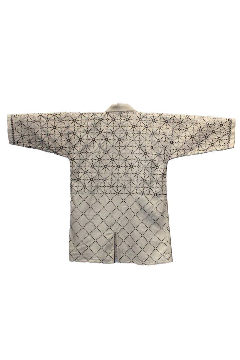 Kimono top sashiko Asa Colour Ecru