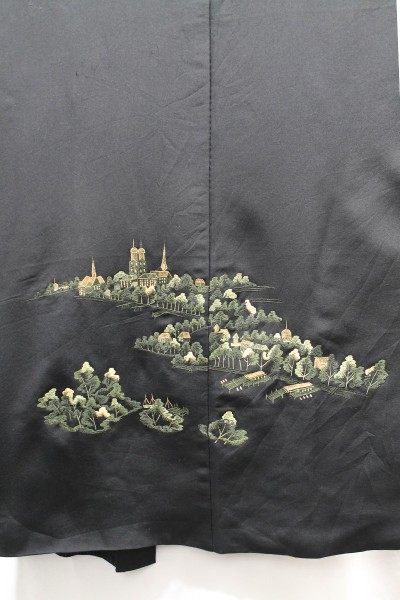 Haori embroidered Port city