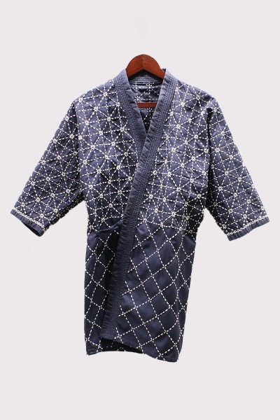 Veste Kimono Vintage en Sashiko