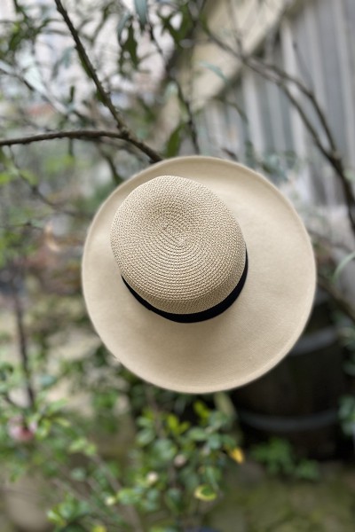 Wide brim straw hat HARPER