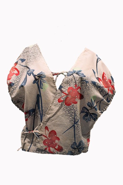 Top cache cœur Yukata