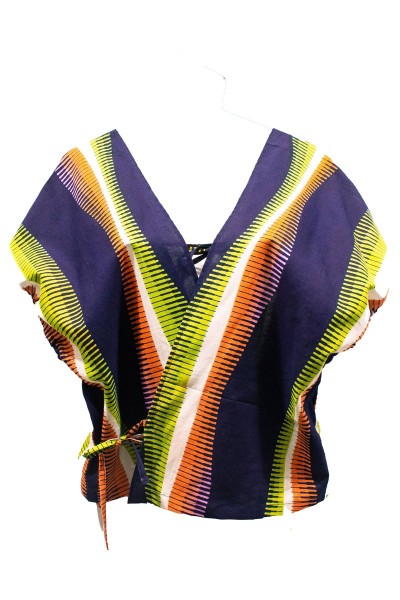 Top cache cœur Yukata