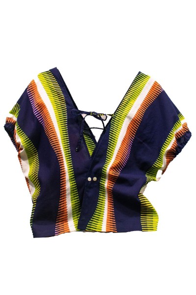 Top cache cœur Yukata