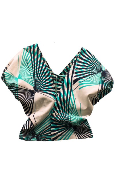 Top cache cœur Yukata