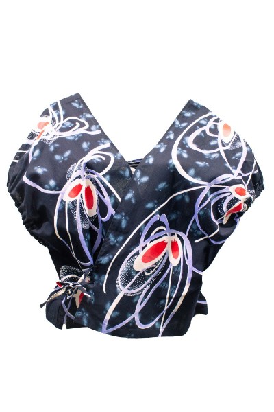 Top cache cœur Yukata