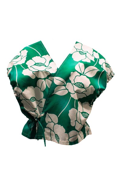 Top cache cœur Yukata