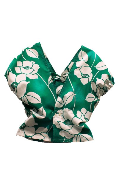 Top cache cœur Yukata