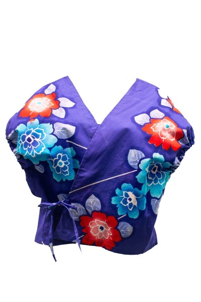 Top cache cœur Yukata