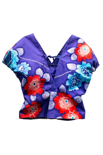 Top cache cœur Yukata