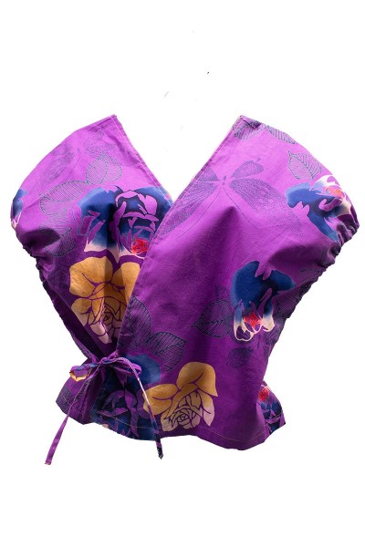 Top cache cœur Yukata