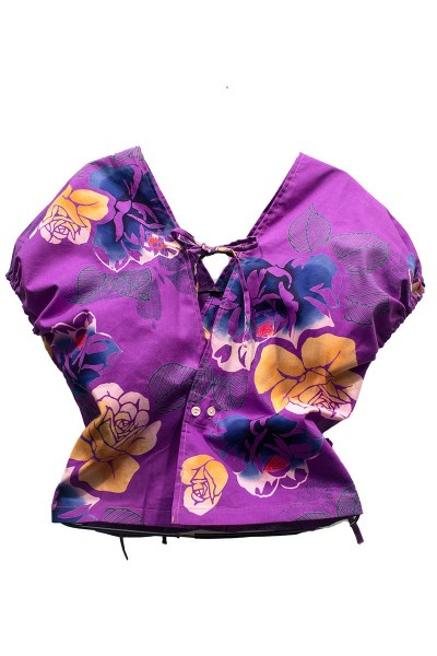Top cache cœur Yukata