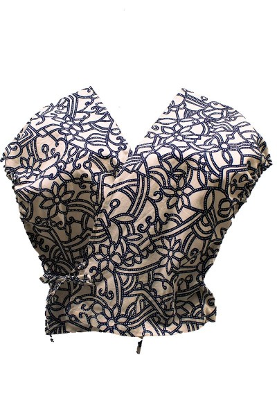 Top cache cœur Yukata