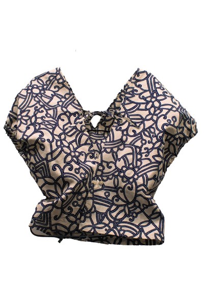 Top cache cœur Yukata