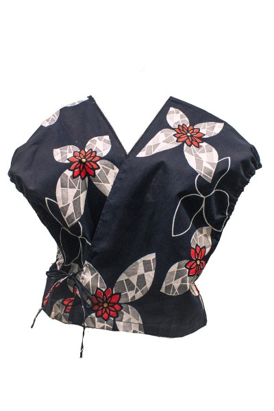 Top cache cœur Yukata