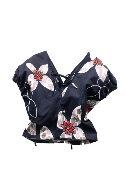Top cache cœur Yukata