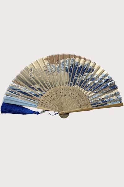 Hokusai Wave pom-pom fan