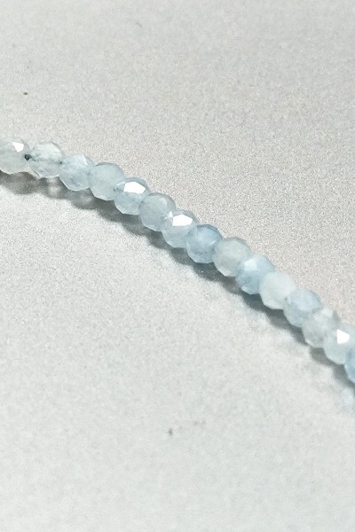 AQUAMARINE pearl necklace