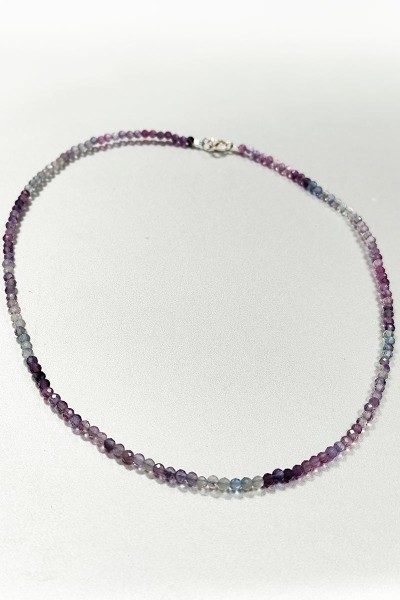 Fluorite beaded necklace