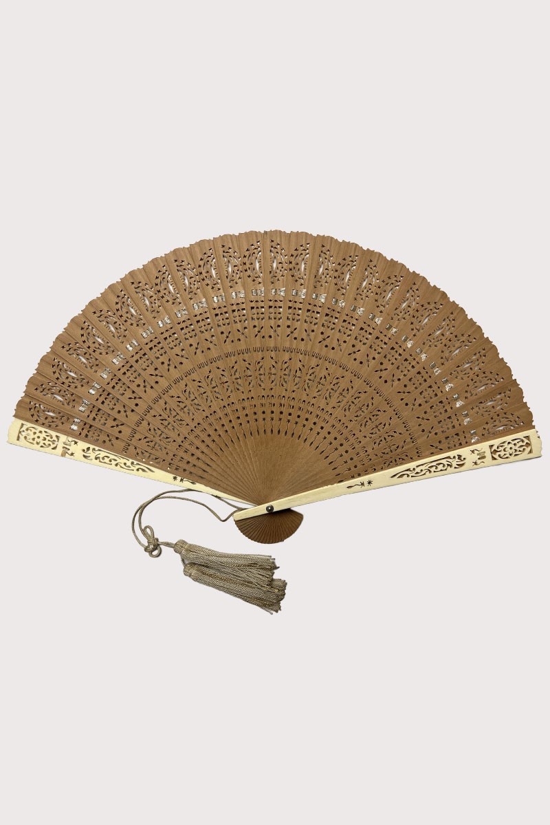 ivory and sandalwood fan