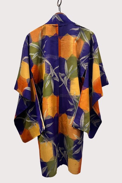 Checkered Kasuri haori