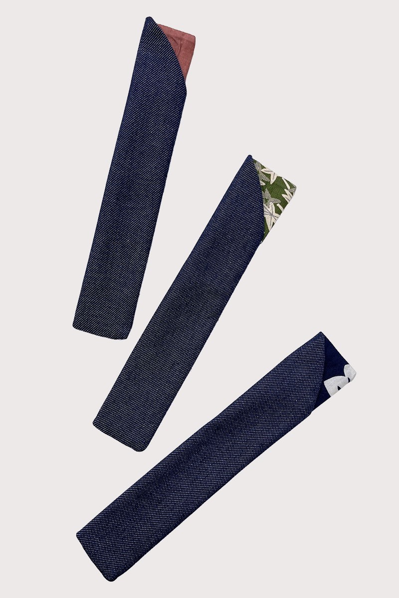 Etui d'éventail Denim